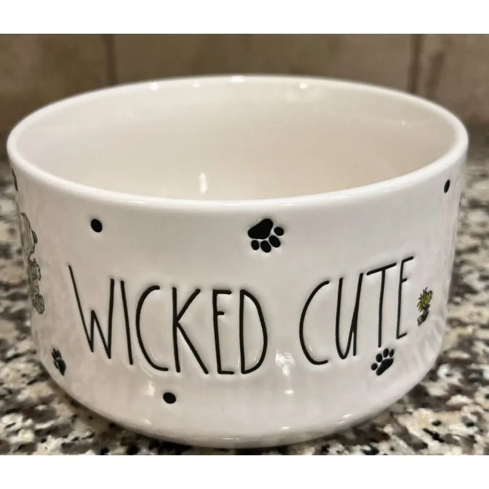 NEW PEANUTS RAE DUNN 2023 HALLOWEEN SNOOPY Mummy DOG‎ BOWL 